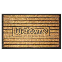 Coco rectangulaire et caoutchouc zerbino zerbino 40x80 cm cocoborub brixo