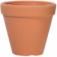 Vase en résine en terre cuite finiant en pierre Prosperplast Gea DBC 58xH47 cm