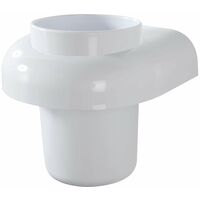 Joy White Plastic Plastic Portaspazzolino