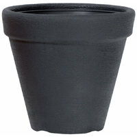 Finition en vase en résine noire Prosperplast Gea dbc 45xH39 cm