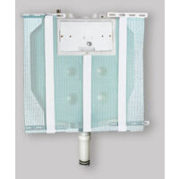 Toilette pneumatique à réservoir encastré "Sara" 6 Lt avec plaque aveugle