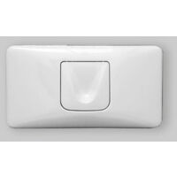 Plaque de remplacement pour échappement simple blanche