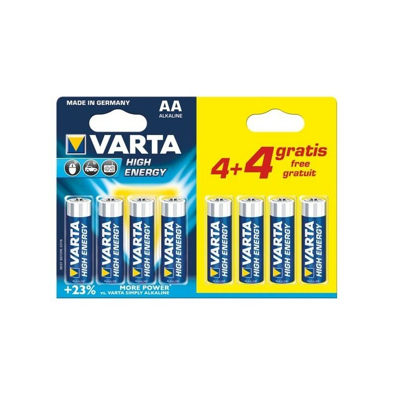 Pile alcaline Varta AAA- LR03 - Longlife Power - 4903 121 428