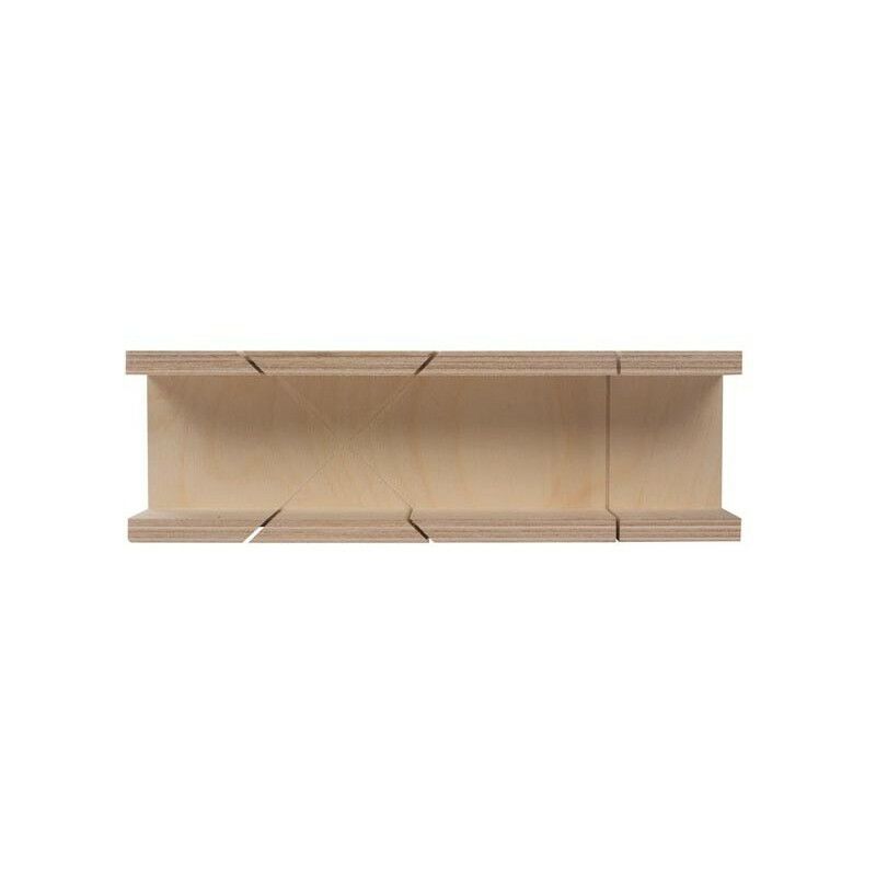 Boîte à onglet en bois, spéciale plinthe 350 mm Sainbiose