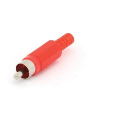 2 Fiches RCA Mâles Bleues à Souder - Connecteurs Audio Type Adaptateur - Neuf