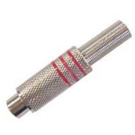 FIC.RCAFORR - Fiche RCA Femelle Or Rouge Exertis Connect AV - Tesca Altimium - Fibre CR1C1, Câbles vidéo, Cordons informatiques