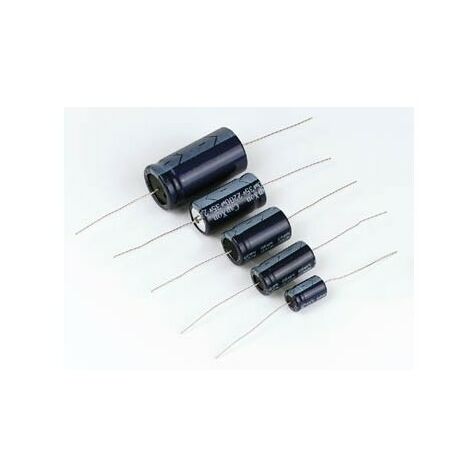 LOT DE 2 Condensateurs électrolytique 100uF 63V Axial 85°C 10 x 21mm