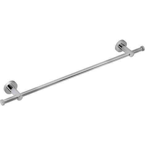 Croydex Chrome Wall Mounted Modern Towel Rail, Flexi-Fix - Knightsbridge (1/5)