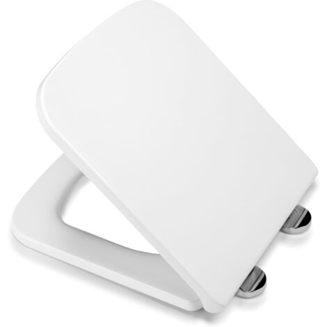 Croydex Square Flexi-Fix Toilet Seat with Soft Close and Quick Release - Leven