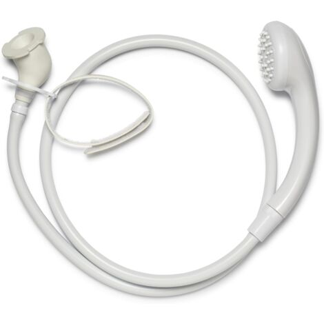 Croydex Secura Shower Head and Hose for Single Tap with a Strap to Secure