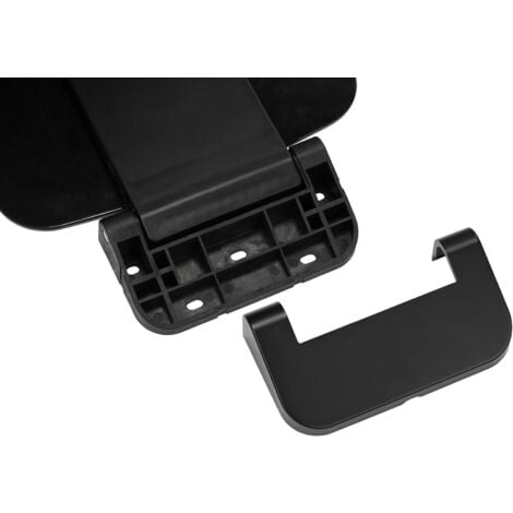 Croydex Shower Seat Wall Mounted Fold Away Space Saving, Black