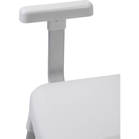 Croydex Shower Seat with Arms, Bath Stool with Anti-Slip Feet, Disability Aid
