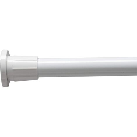 Croydex Telescopic Shower Curtain Rod, Self Supporting, Extendable 110-183cm (1/4)