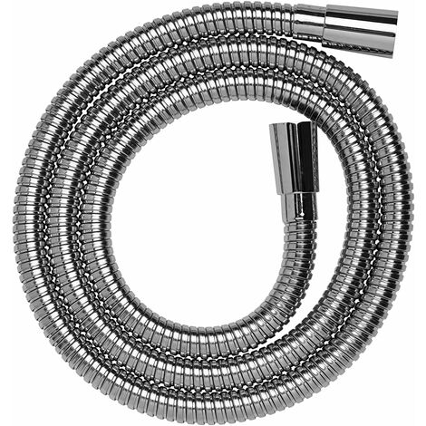 Croydex 1.5m Reinforced Stainless Steel Shower Hose Replacement Pipe (1/4)