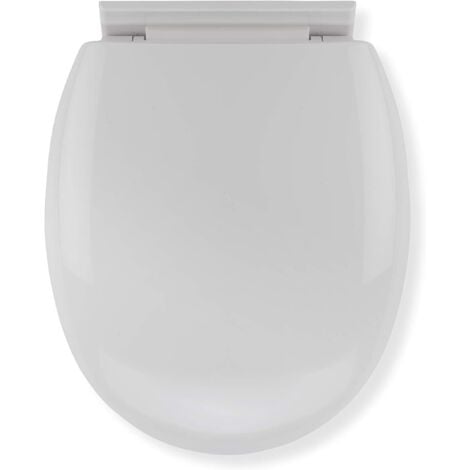 Croydex Soft-Close Anti-Bacterial Polypropylene Toilet Seat, White