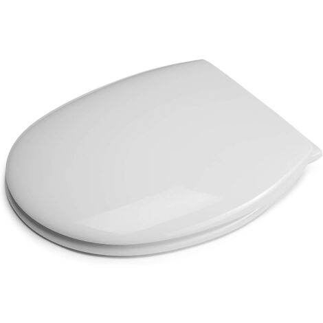 Croydex Soft-Close Anti-Bacterial Polypropylene Toilet Seat, White