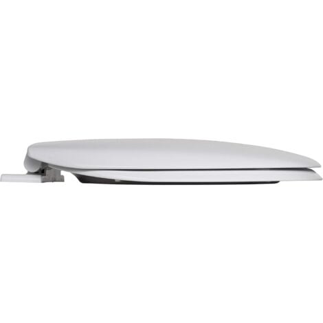 Croydex Soft-Close Anti-Bacterial Polypropylene Toilet Seat, White