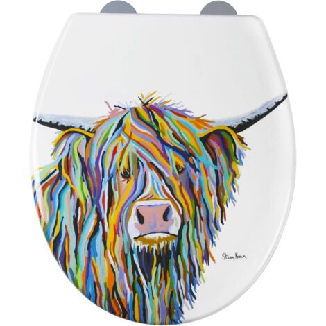 Croydex Flexi-Fix Toilet Seat In Collaboration With Steven Brown, Decorative (1/5)