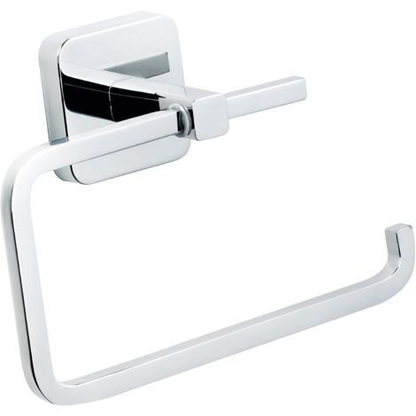 Croydex Flexi-Fix Toilet Roll Holder, Chrome Plated - Camberwell (1/5)