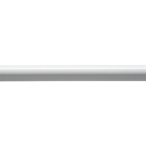 Croydex Self Supporting Telescopic Extendable Shower Rod, White,