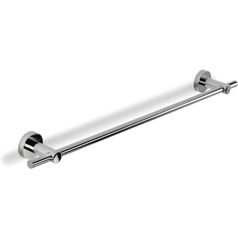Croydex Flexi-Fix Bathroom Towel Rail, Chrome, 70cm Epsom