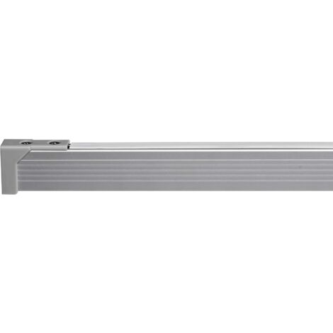 Croydex Bendy Shower Curtain Rail 2m - Silver