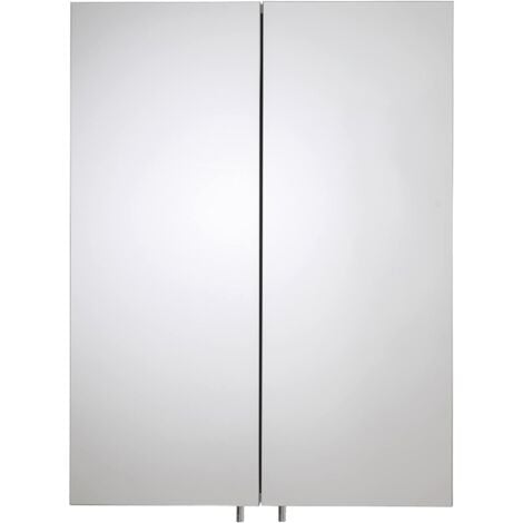 Croydex Anton Double Door Stainless Steel Cabinet