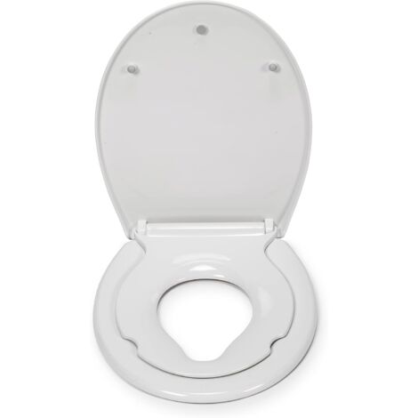 Croydex Round Family Toilet Seat with Soft Close & Quick Release - Lomond (1/5)