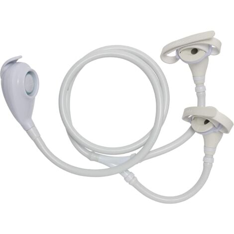 Croydex Double Tap Shower Attachment Head Hose Spray for Bath or Sink - Secura