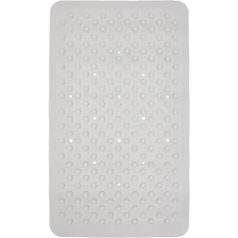 Croydex Hygiene 'N' Clean Anti-Bacterial Slip-Resistant Suction Bath Mat, White