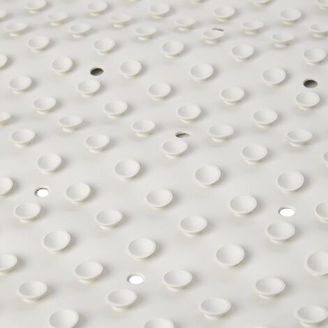 Croydex Hygiene 'N' Clean Anti-Bacterial Slip-Resistant Suction Bath Mat, White