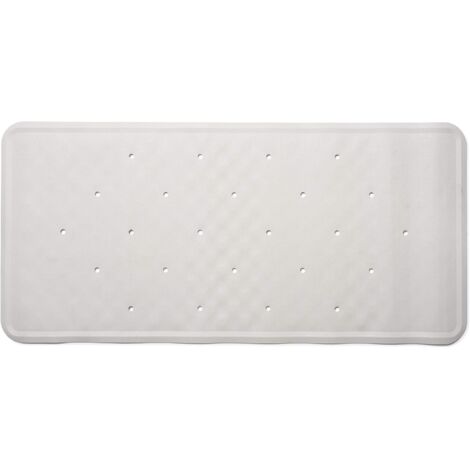 Croydex Hygiene 'N' Clean Anti-Bacterial Slip-Resistant Suction Bath Mat, White (1/5)