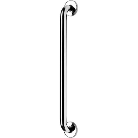 Croydex Chrome Straight Grab Bar Hand Rail, Stainless Steel Shower Handle, 600mm (1/5)