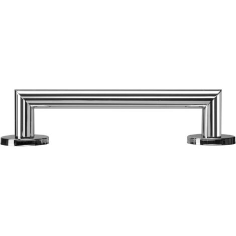 Croydex Straight Chrome Grab Bar Hand Rail, Stainless Steel Shower Handle, 300mm (1/5)