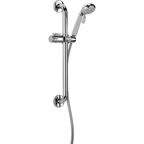 Croydex Inclusive Showering Kit with Riser Rail, Hose & Head with 4 Settings (1/5)