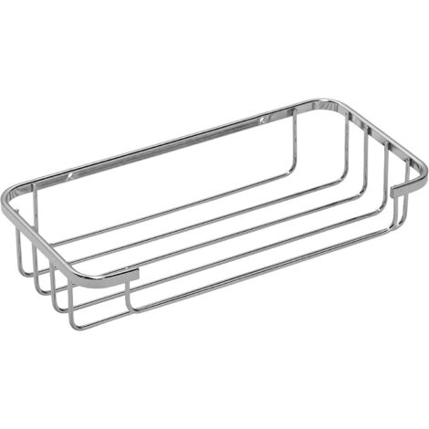 Croydex Rust Free Cosmetic Basket Shower Caddy for Bathroom Storage Chrome