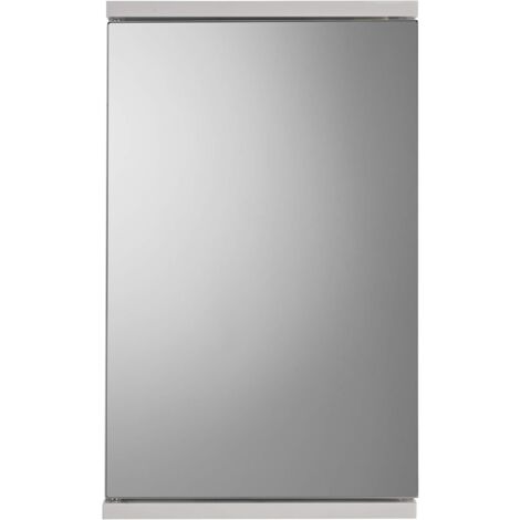 Croydex compact corner bathroom cabinet – White MDF – Self assembly – 50 x 30 x 24cm – Magnetic push catch opening (1/5)