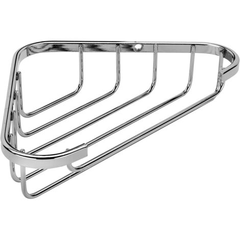 Croydex Rust Free Corner Soap Dish Basket for Bathroom Sink (1/5)