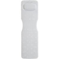 Croydex In Bathtub Non Slip Full Bath Lounger Mat, Comfortable Cushioned Design - Teviot