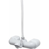 Croydex Bath Shower Mixer Set, White