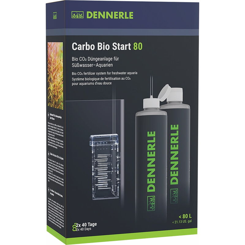 Dennerle Carbo Bio Start 80 - fertilizzazione con bio CO2 per acquari fino  a 80L