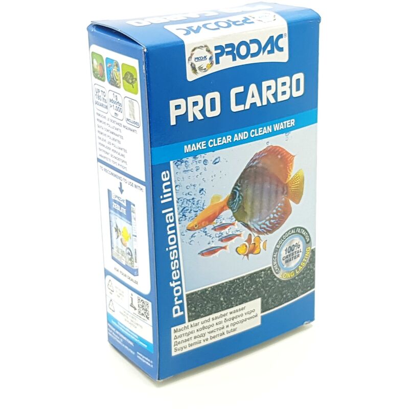 Prodac Pro Carbo 200gr - carbone attivo per acqua dolce e marina