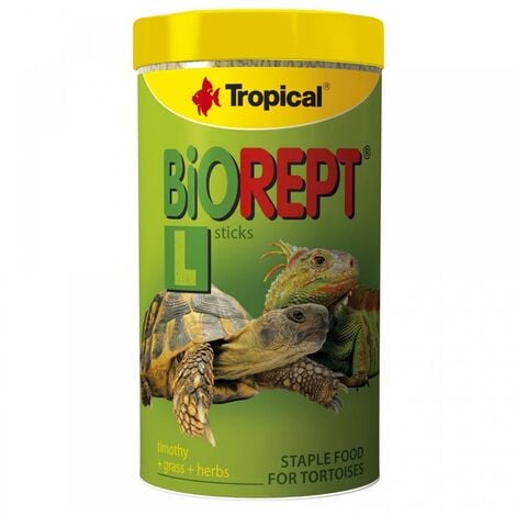 Tropical Biorept L 250ml/70gr - stick ricchi di indienti per tartarughe  terrestri