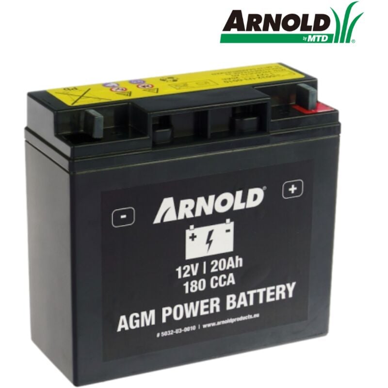 Batterie pour tracteur tondeuse Arnold 5032-U3-0010 12V 20Ah