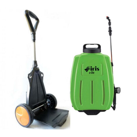 Pulverizador de mochila y carretilla G&F Iris Elite 2en1 16lt Batería de litio 8A (1/5)