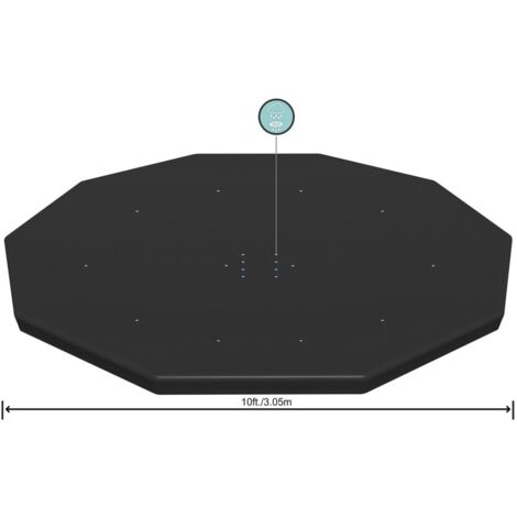 Cubierta para piscina de estructura y puntal 305 cm Bestway 58036
