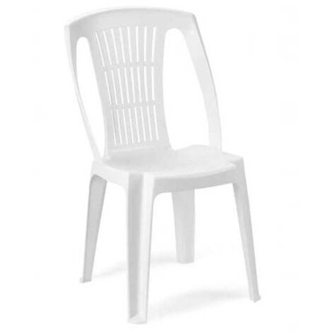 Silla de resina monobloque Stella blanca Progarden