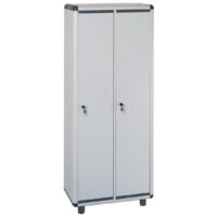 Armario taquilla de resina con 2 puertas con cerradura Dirty Clean Easy Garofalo