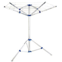 Tendedero de aluminio de 4 brazos con bolsa de transporte Capacidad de carga máx. 25 kg