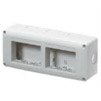 Caja Gewiss para dispositivos horizontales del sistema protegidos Módulo de 6 plazas 3x2 IP40